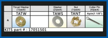 Prop Hardward Kits For Tohatsu