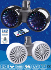 360˚ 마린 타워 스피커(90db, 2*200watt, RGB LED)